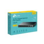 Switch TP-Link LS1210GP LiteWave a 10 porte - Non gestito - 8xRJ45 PoE+ 1 Gbps - 2xRJ45 1 Gbps - Capacità di commutazione fino a 20 Gbps - Colore: nero - immagine 4