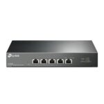TP-Link TL-SX105 Switch a 5 porte RJ45 da 10 Gbps - Negoziazione automatica - Capacità di commutazione fino a 100 Gbps - Supporta QoS - Plug and Play - Colore: nero