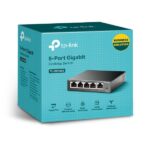 TP-Link TL-SG105S Switch a 5 porte RJ45 da 100 Mbps - Non gestito - Supporta QoS - Indicatori LED - Plug and Play - Colore: nero - immagine 4