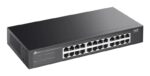 Switch TP-Link LS1024G a 24 porte RJ45 da 1 Gbps - Non gestito - Plug and Play - Supporta QoS - Silenzioso - Capacità di commutazione fino a 48 Gbps - Alloggiamento in metallo - Colore nero - immagine 4