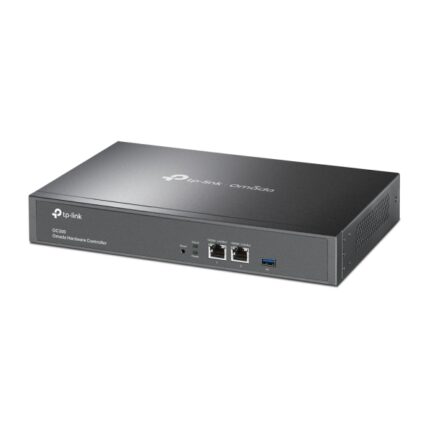 TP-Link Omada OC300 Controller di rete - Gestione remota con accesso gratuito al cloud - Wi-Fi - 2 porte Ethernet RJ45 da 1 Gbps - USB 3.0 - Colore: nero