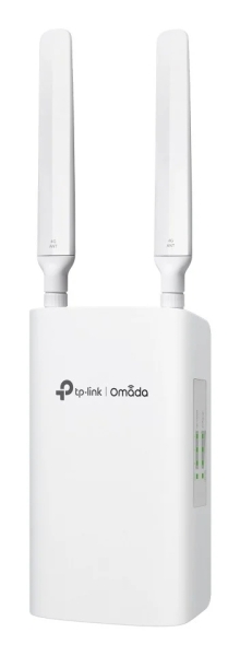 TP-Link Omada ER703WP-4G-Outdoor Router dual-band - Velocità fino a 3 Gbps - 3x1 Gbps WAN/LAN - NanoSIM - VPN - Wi-Fi - Sicurezza avanzata - Antenne esterne - Colore: bianco