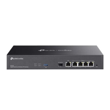 Router TP-Link Omada ER7406 - VPN - 4x1 Gbps WAN/LAN - 1 Gbps WAN - 1 Gbps SFP - Bilanciamento del carico - Alloggiamento in acciaio - Gestione centralizzata nel cloud - Colore: nero