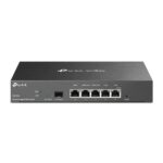 Router TP-Link Omada ER7206 - VPN - 4x1 Gbps WAN/LAN - 1 Gbps WAN - 1 Gbps SFP - USB 3.0 - Bilanciamento del carico - Gestione centralizzata nel cloud - Colore: nero