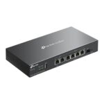 Router TP-Link Omada ER707-M2 Gigabit - VPN - 4xRJ45 1 Gbps - 2xRJ45 2,5 Gbps - SFP da 1 Gbps - USB - Bilanciamento del carico - Gestione centralizzata nel cloud - Colore: nero - immagine 4