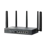 TP-Link Omada ER706W-4G Router dual-band - Velocità fino a 3 Gbps - VPN - Wi-Fi - SFP da 1 Gbps - WAN da 1 Gbps - 4 porte LAN/WAN da 1 Gbps - 5 antenne - Gestione centralizzata nel cloud - Colore: nero - immagine 2