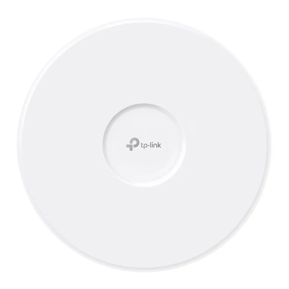 TP-Link Omada EAP783 Punto di Accesso Tri-Band - PoE+ - Bluetooth - Velocità fino a 19Gbps - Copertura fino a 200m2 - Supporta fino a 760 client - 7 Mesh WiFi - Ethernet - Colore bianco