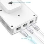 TP-Link Omada EAP655-Wall Access Point Dual Band - Velocità 3Gbps - Copertura fino a 50m2 - Supporta fino a 100 client - WiFi 6 - Ethernet - Colore bianco - immagine 4