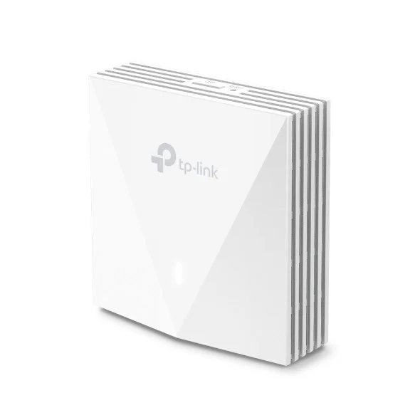 TP-Link Omada EAP650-Wall Access Point Dual Band - Velocità 3Gbps - Copertura fino a 40m2 - Supporta fino a 100 client - WiFi 6 - Ethernet - Colore bianco