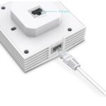 TP-Link Omada EAP650-Wall Access Point Dual Band - Velocità 3Gbps - Copertura fino a 40m2 - Supporta fino a 100 client - WiFi 6 - Ethernet - Colore bianco - immagine 4