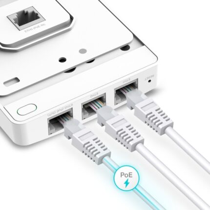8Gbps - Copertura fino a 50m2 - Supporta fino a 120 client - WiFi 6 - Ethernet - Colore bianco