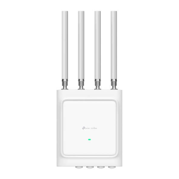 TP-Link Omada EAP668-Outdoor HD Access Point - Dual Band - PoE+ - Bluetooth - Antenne staccabili - Velocità 3.6Gbps - 1024 client simultanei - WiFi 6 Mesh - RJ45 - Bianco - Colore bianco TP-Link Omada EAP668-Outdoor HD Access Point - Dual Band - PoE+ - Bluetooth - Antenne staccabili - Velocità 3.6Gbps - 1024 client simultanei - WiFi 6 Mesh - RJ45 - Bianco - Colore bianco