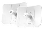 TP-Link Omada Beam Bridge 5 UR KIT Confezione da 2 antenne direzionali - Velocità fino a 1Gbps - Ponte wireless fino a 15km - IP65 - WiFi - Ethernet - Colore bianco