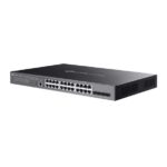 Switch TP-Link Omada SG5428XMPP a 28 porte - Gestibile - 8xRJ45 PoE++ 1 Gbps - 16xRJ45 PoE+ 1 Gbps - 4xSFP 10 Gbps - Supporta QoS - Capacità di commutazione fino a 128 Gbps - Colore: nero - immagine 3