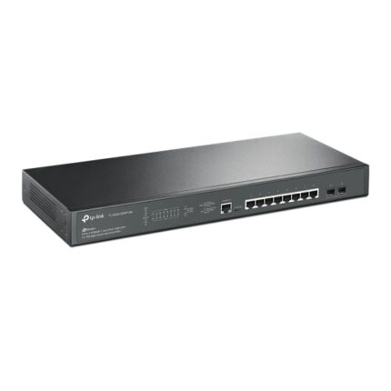 5 Gbps - 2xSFP 10 Gbps - Supporta QoS - Capacità di commutazione fino a 80 Gbps - 2 ventole interne - Colore: nero
