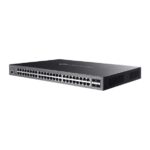 Switch TP-Link Omada SG3452XP a 52 porte - Gestito - 48xRJ45 PoE+ 1 Gbps - 4xSFP+ 10 Gbps - Supporta QoS - Capacità di commutazione fino a 176 Gbps - Alloggiamento in metallo - Colore nero - immagine 3