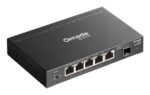 Switch TP-Link Omada SG2206MP a 5 porte - Livello 2 - 4xRJ45 PoE+ 1 Gbps - 1xRJ45 1 Gbps - Supporta QoS - Capacità di commutazione fino a 12 Gbps - Alloggiamento in metallo - Colore nero - immagine 4