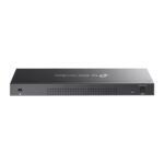 Switch TP-Link Omada SG2016P a 16 porte - Negoziazione automatica - 8xRJ45 1 Gbps - 8xRJ45 PoE+ 1 Gbps - Capacità di commutazione fino a 32 Gbps - Supporta QoS - Alloggiamento in metallo - Colore nero - immagine 2