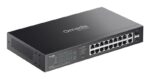 Switch TP-Link Omada ES220GP a 20 porte - Gestito - 18xRJ45 PoE+ 1 Gbps - 2xSFP 1 Gbps - Supporta QoS - Capacità di commutazione fino a 40 Gbps - Alloggiamento in metallo - Colore nero - immagine 4
