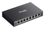 Switch TP-Link Omada ES208GP a 8 porte RJ45 PoE+ da 1 Gbps - Gestito - Capacità di commutazione fino a 16 Gbps - Supporta QoS - Involucro in metallo - Colore: nero - immagine 4
