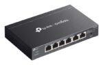 Switch TP-Link Omada ES206GP a 6 porte RJ45 da 1 Gbps - Portata fino a 250 m con cavo - 4 porte PoE - Supporta QoS - Commutazione fino a 12 Gbps - Plug and Play - Colore: nero - immagine 4