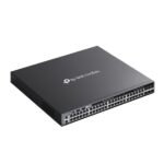 Switch TP-Link Omada SG6654X a 54 porte - Gestito - 48xRJ45 1 Gbps - 6xSFP+ 10 Gbps - Supporta QoS - 2 alimentatori - 4 ventole - Velocità di commutazione fino a 216 Gbps - Colore: nero - immagine 4