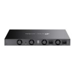Switch TP-Link Omada SG6428X a 28 porte - Gestito - 24xRJ45 1 Gbps - 4xSFP 10 Gbps - Supporta QoS - Doppia alimentazione - Capacità di commutazione fino a 128 Gbps - Colore: nero - immagine 3