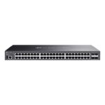 Switch TP-Link Omada SG5452X a 52 porte - Gestibile - 48xRJ45 1 Gbps - 4xSFP+ 10 Gbps - Capacità di commutazione fino a 176 Gbps - Colore: nero