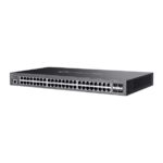 Switch TP-Link Omada SG5452X a 52 porte - Gestibile - 48xRJ45 1 Gbps - 4xSFP+ 10 Gbps - Capacità di commutazione fino a 176 Gbps - Colore: nero - immagine 3