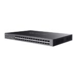 Switch TP-Link Omada SX3032F a 32 porte SFP+ da 10 Gbps - Gestibile - Supporta QoS - 2 ventole interne - Velocità di commutazione fino a 640 Gbps - Colore: nero - immagine 3