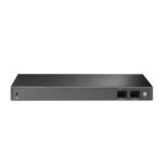Switch TP-Link Omada SX3016F a 16 porte SFP da 10 Gbps - Gestito - Supporta QoS - Doppia alimentazione - Capacità di commutazione fino a 320 Gbps - Alloggiamento in metallo - Colore nero - immagine 3