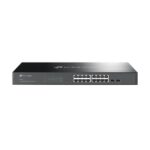 Switch TP-Link Omada SG2218 a 18 porte - Livello 2 - 16xRJ45 1 Gbps - 2xSFP - Silenzioso - Supporta QoS - Capacità di commutazione fino a 36 Gbps - Alloggiamento in metallo - Colore nero