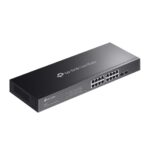 Switch TP-Link Omada SG2218 a 18 porte - Livello 2 - 16xRJ45 1 Gbps - 2xSFP - Silenzioso - Supporta QoS - Capacità di commutazione fino a 36 Gbps - Alloggiamento in metallo - Colore nero - immagine 4
