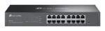 Switch TP-Link Omada ES216G a 16 porte - Gestito - RJ45 1 Gbps - Capacità di commutazione fino a 32 Gbps - Supporta QoS - Plug and Play - Colore: nero