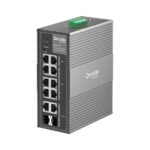 Switch TP-Link Omada IES210GPP a 10 porte - Gestito - 2xRJ45 PoE++ 1 Gbps - 8xRJ45 PoE+ 1 Gbps - 2xRJ45/SFP combo - Supporta QoS - Capacità di commutazione fino a 20 Gbps - Colore: grigio scuro - immagine 3