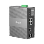 Switch TP-Link Omada IES206GPP a 6 porte - Gestito - 1xRJ45 PoE++ 1 Gbps - 3xRJ45 PoE+ 1 Gbps - 1xRJ45/SFP 1 Gbps - 1xSFP 1 Gbps - Supporta QoS - Capacità di commutazione fino a 12 Gbps - Colore: grigio scuro - immagine 3
