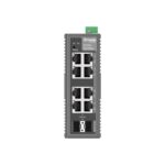 Switch TP-Link Omada IES208G a 8 porte - Gestito - 6xRJ45 1 Gbps - 2xRJ45/SFP combo - Capacità di commutazione fino a 16 Gbps - Supporta QoS - Colore grigio scuro - immagine 2