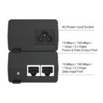 TP-Link Omada POE260S Iniezione PoE - 30 W - Velocità fino a 2,5 Gbps - Accessori inclusi - Wi-Fi - Ethernet - Rilevamento automatico - Alimentatore integrato - Colore: nero - immagine 3