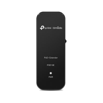 TP-Link Omada POE10E Ripetitore PoE+ - 20 W - Copertura fino a 250 m - Velocità fino a 100 Mbps - Plug and Play - Colore: nero