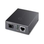 TP-Link Omada FC311A-2 Convertitore da fibra a RJ45 - Fibra fino a 2 km - Velocità fino a 1 Gbps - Auto-negoziazione - Tecnologia WDM - Colore grigio scuro
