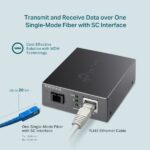 TP-Link Omada FC111A-20 Convertitore da fibra a RJ45 - Fibra fino a 20 km - Velocità fino a 100 Mbps - Auto-negoziazione - Ethernet - Tecnologia WDM - Colore grigio scuro - immagine 5