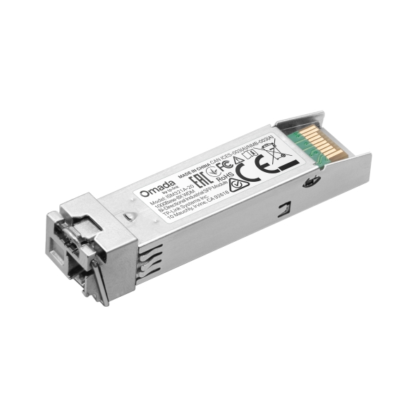 TP-Link Omada ISM321A-20 Modulo ricetrasmettitore SFP - 1000Base-BX WDM - Bidirezionale - Fibra ottica fino a 20 km - Velocità 1