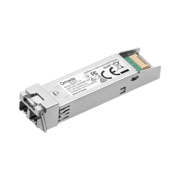 TP-Link Omada ISM311LS Modulo ricetrasmettitore SFP - 1000Base-LX SMF - Fibra ottica fino a 20 km - Velocità fino a 1