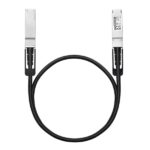 TP-Link Omada SM9220-1M Cavo di collegamento diretto da 1 m - Velocità fino a 100 Gbps - 30 AWG - Plug and Play - Connettore QSFP28 - Rame argentato - Colore: nero