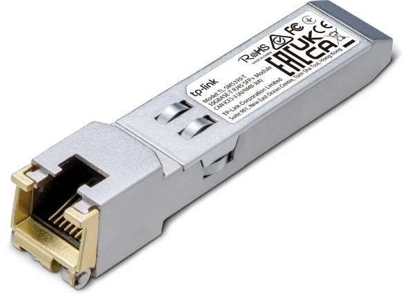TP-Link Omada SM5310-T Modulo ricetrasmettitore SFP+ - 1000Base-T - Cavi fino a 30 m - Velocità fino a 10 Gbps - Connettore RJ45 - Pluggable - Monitoraggio DDM