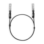 TP-Link Omada SM5220-1M Cavo di collegamento diretto da 1 m - Velocità fino a 10 Gbps - Connettore 10G SFP+ - Rame argentato - Colore: nero - immagine 2