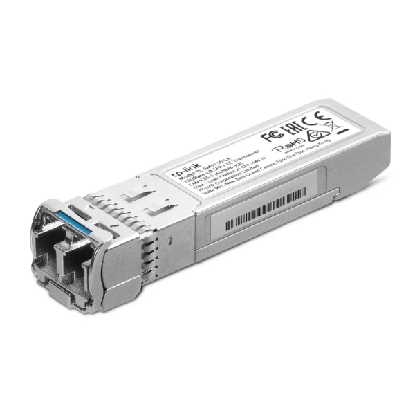 TP-Link Omada SM5110-LR Modulo ricetrasmettitore SFP+ - Fibra ottica fino a 10 km - Velocità fino a 10 Gbps - Connessione a caldo - Monitoraggio DDM