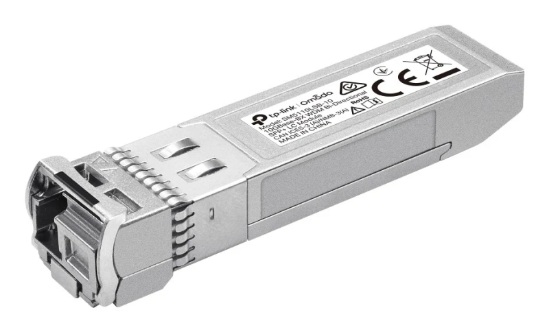 TP-Link Omada SM5110LSB-10 Modulo ricetrasmettitore SFP+ - 10GBase-BX WDM - Fibra ottica fino a 10 km - Velocità fino a 10 Gbps - Inserimento a caldo - Monitoraggio DDM