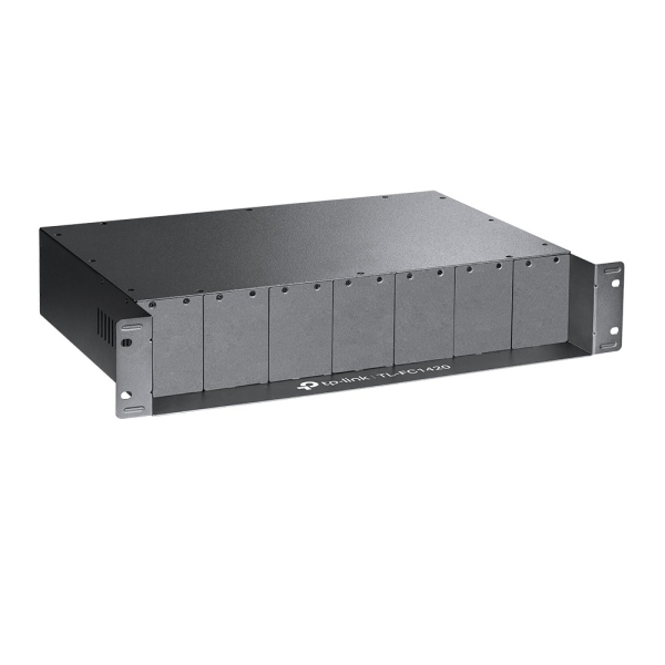TP-Link Omada FC1420 Chassis a 14 alloggiamenti - 19 pollici - 2 ventole - Altezza 2U - Colore grigio scuro