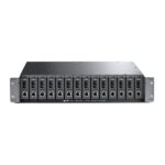 TP-Link Omada FC1420 Chassis a 14 alloggiamenti - 19 pollici - 2 ventole - Altezza 2U - Colore grigio scuro - immagine 2